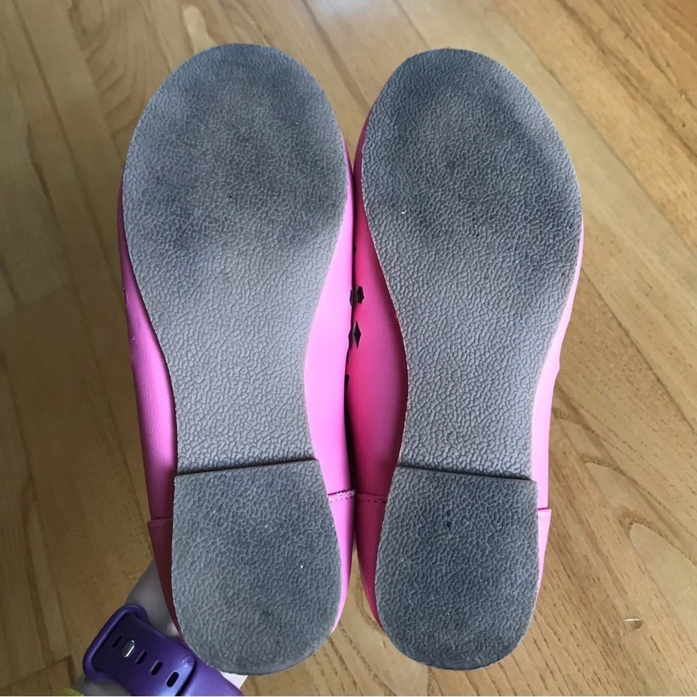 Gymboree pink Easter dress shoes flats youth big kid girls starburst deco size 1